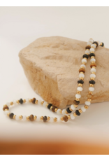 Flanerie Arrow 18K Gold Non-Tarnish Boho Beaded Necklace