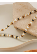 Flanerie Arrow 18K Gold Non-Tarnish Boho Beaded Necklace