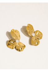 Flanerie Vintessa 18K Gold Non-Tarnish Earrings
