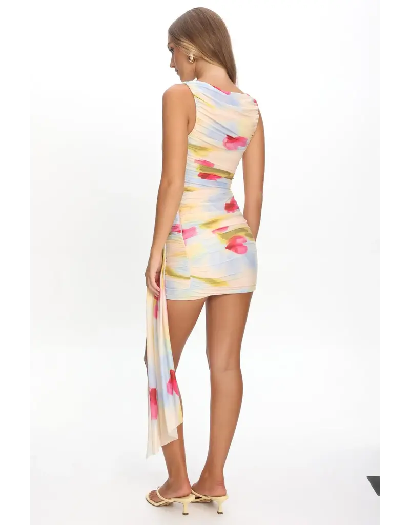 Bianca Ruched Mini Dress
