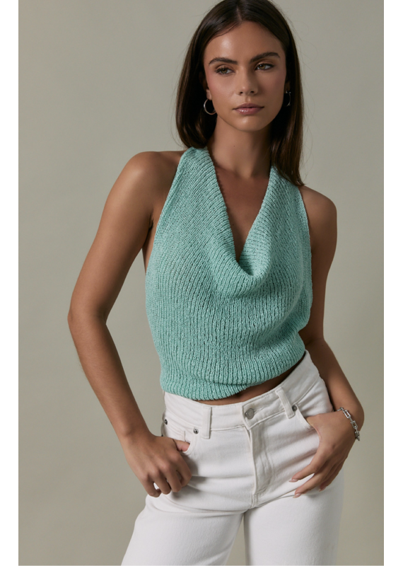 Le Lis Shira Knit Halter Top