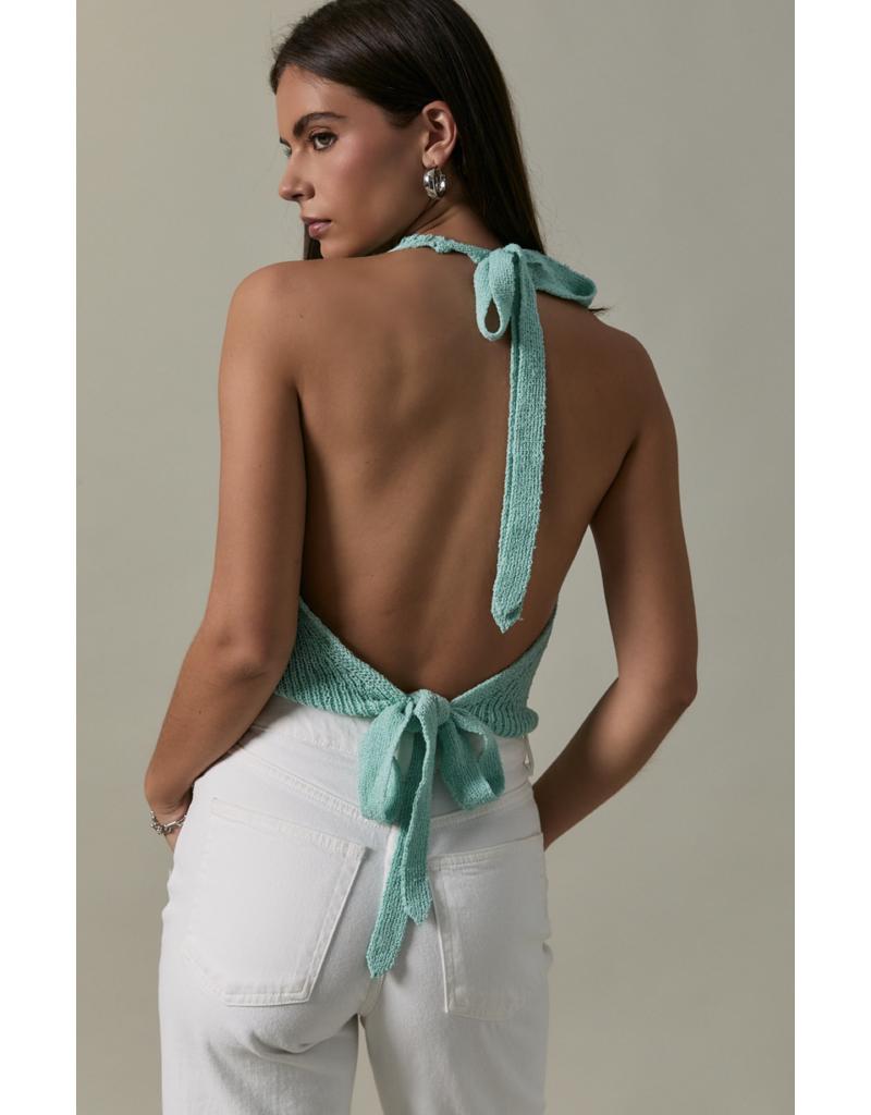 Le Lis Shira Knit Halter Top