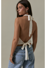 Le Lis Shira Knit Halter Top
