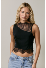 Le Lis Toni Lace Detail Top