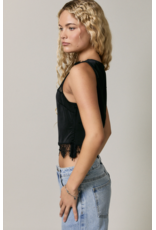 Le Lis Toni Lace Detail Top
