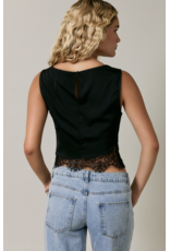 Le Lis Toni Lace Detail Top