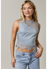 Le Lis Toni Lace Detail Top
