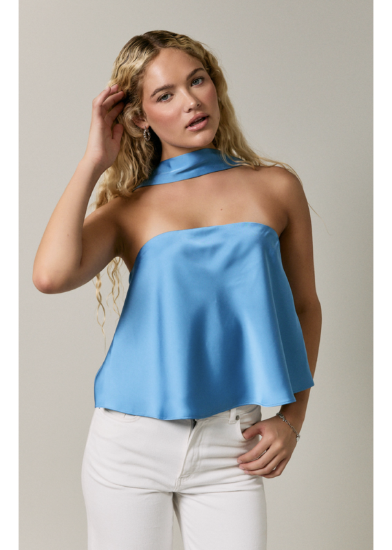 Le Lis Stella Strapless Top w Scarf