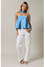 Le Lis Stella Strapless Top w Scarf