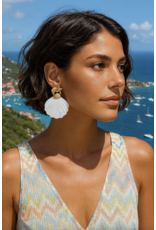 Sahira Jewelry Design Kyla Shell Earrings
