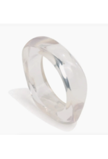 Sahira Jewelry Design Clear Acrylic Bangle