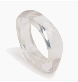 Sahira Jewelry Design Clear Acrylic Bangle