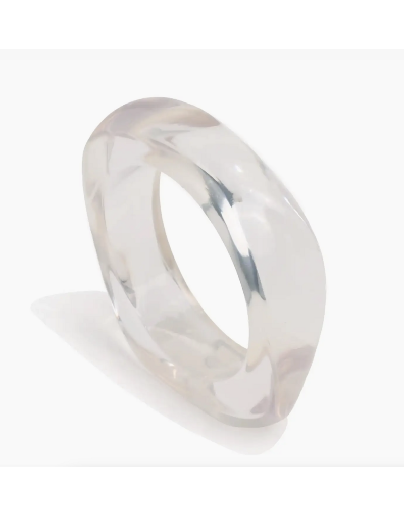 Sahira Jewelry Design Clear Acrylic Bangle
