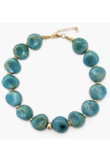 Sahira Jewelry Design Bahama Blue Beaded Necklace