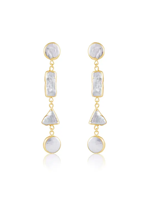Sahira Jewelry Design Tatiana Pearl Drop Earring