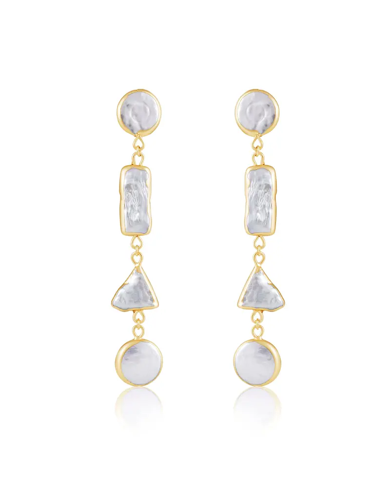 Sahira Jewelry Design Tatiana Pearl Drop Earring