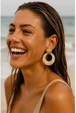 Sahira Jewelry Design Kenle Shell Earring