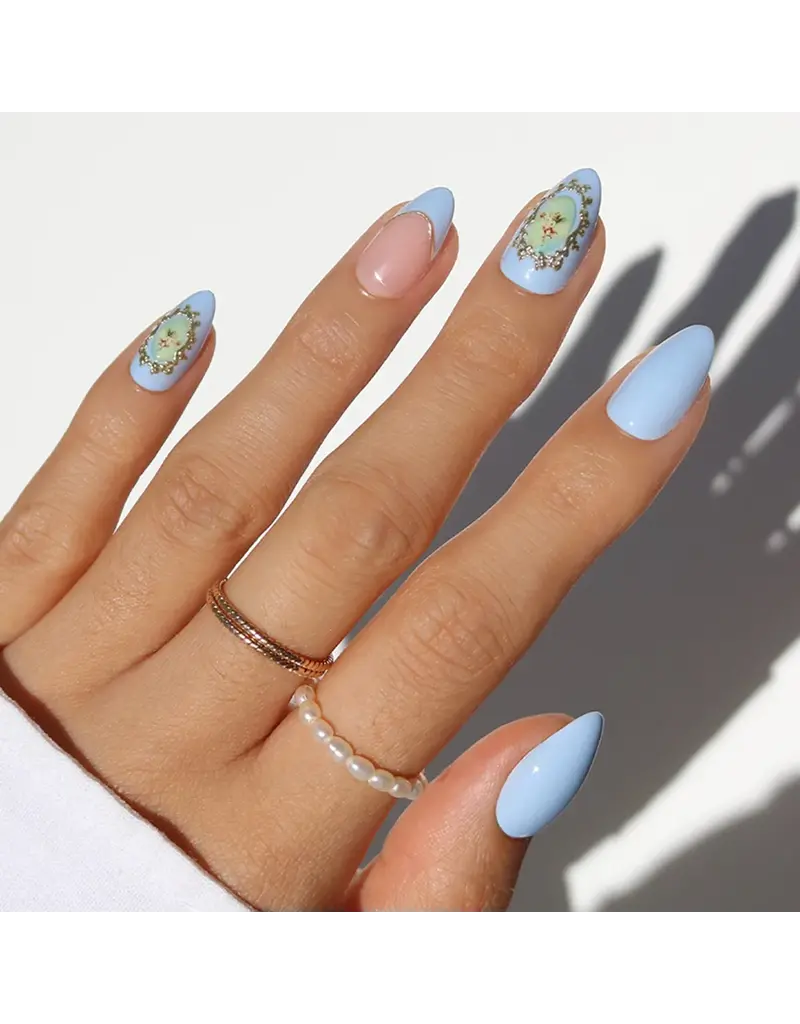 Glamnetic Angel in Blue Press On Nails