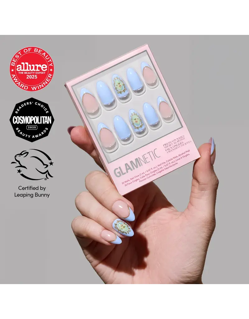 Glamnetic Angel in Blue Press On Nails
