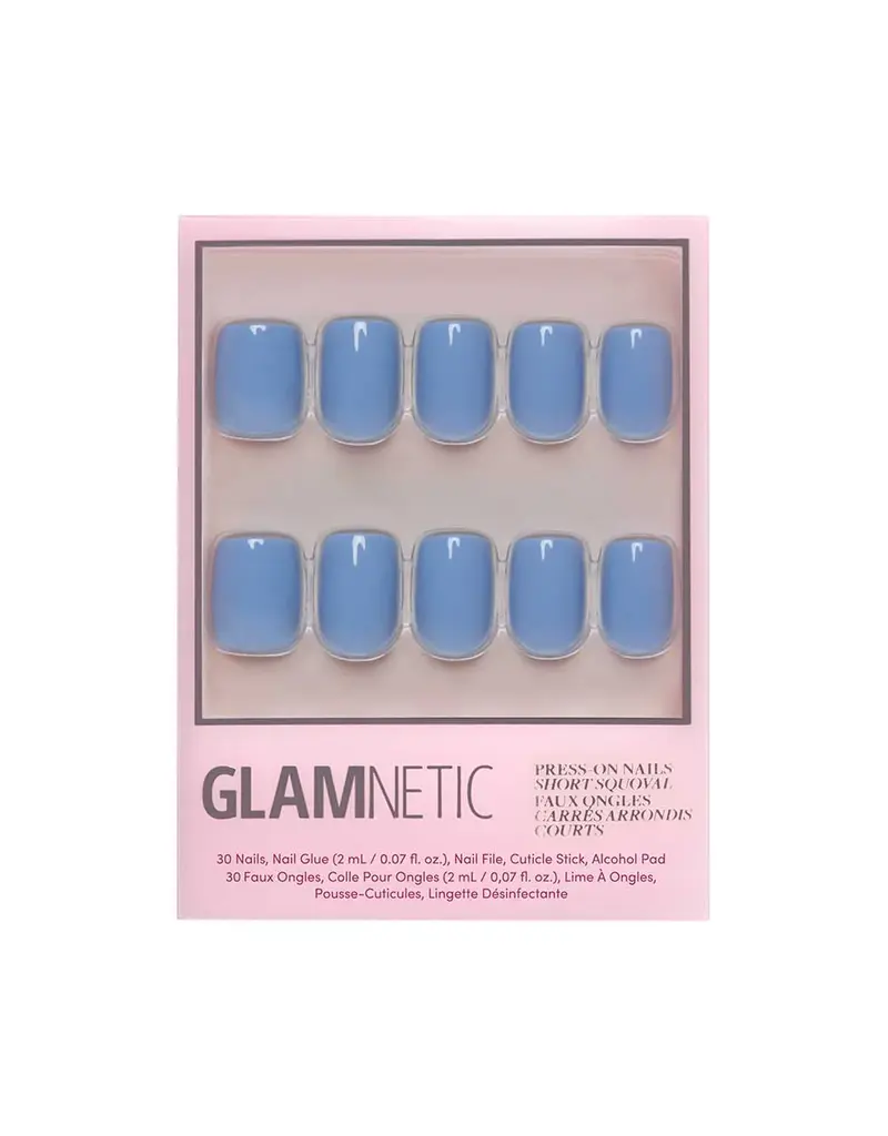Glamnetic Cashmere Blue Press On Nails