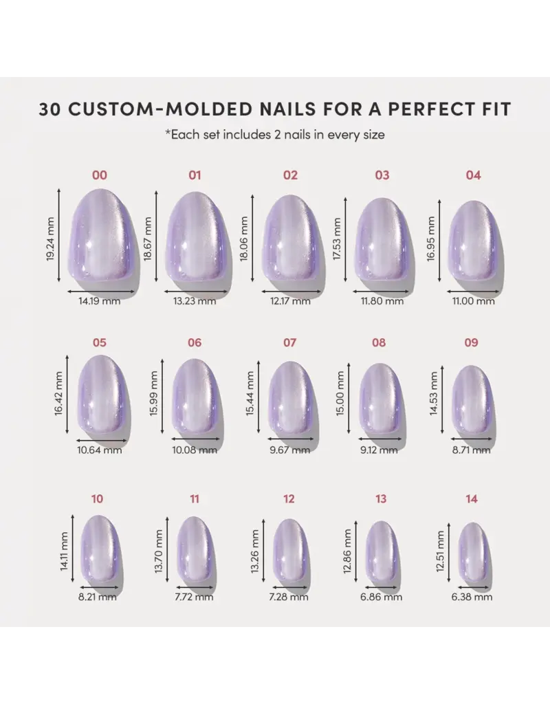 Glamnetic Mermaid's Tail Press On Nails