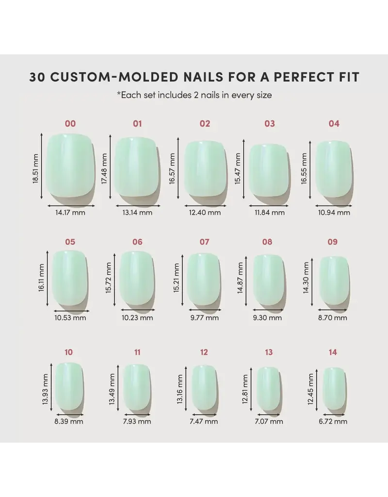 Glamnetic Honeydewy Press On Nails
