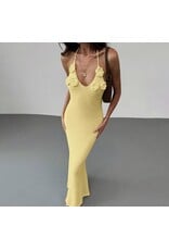 Fallon Floral Appliqué Cover Up Dress