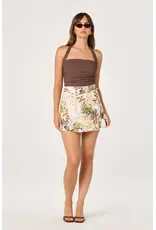 ASTR Tate Knit Ruched Halter Top