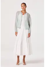 ASTR Aeva Sheer Chiffon Bomber Jacket