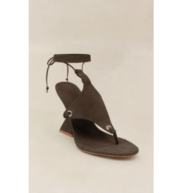 Lemonade Shoes Courtney Sculptural Thong Wedges