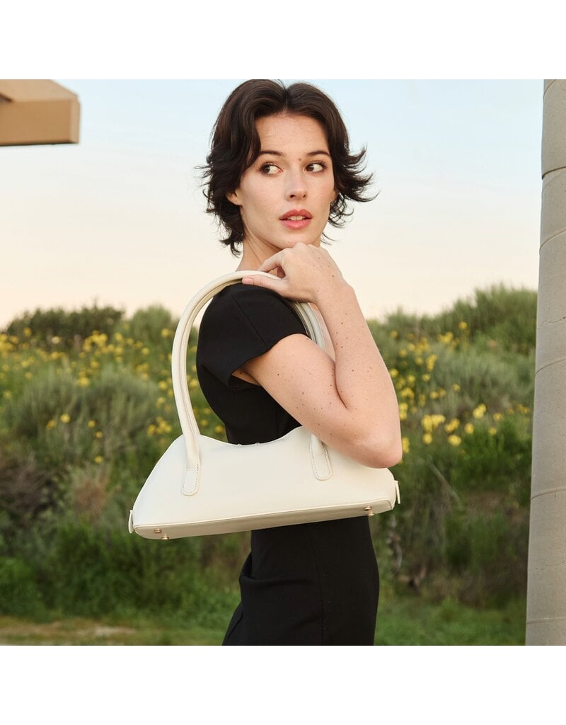 Melie Bianco Dakota Recycled Vegan Leather Shoulder Bag