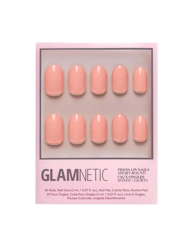 Glamnetic Peach Coral Press On Nails
