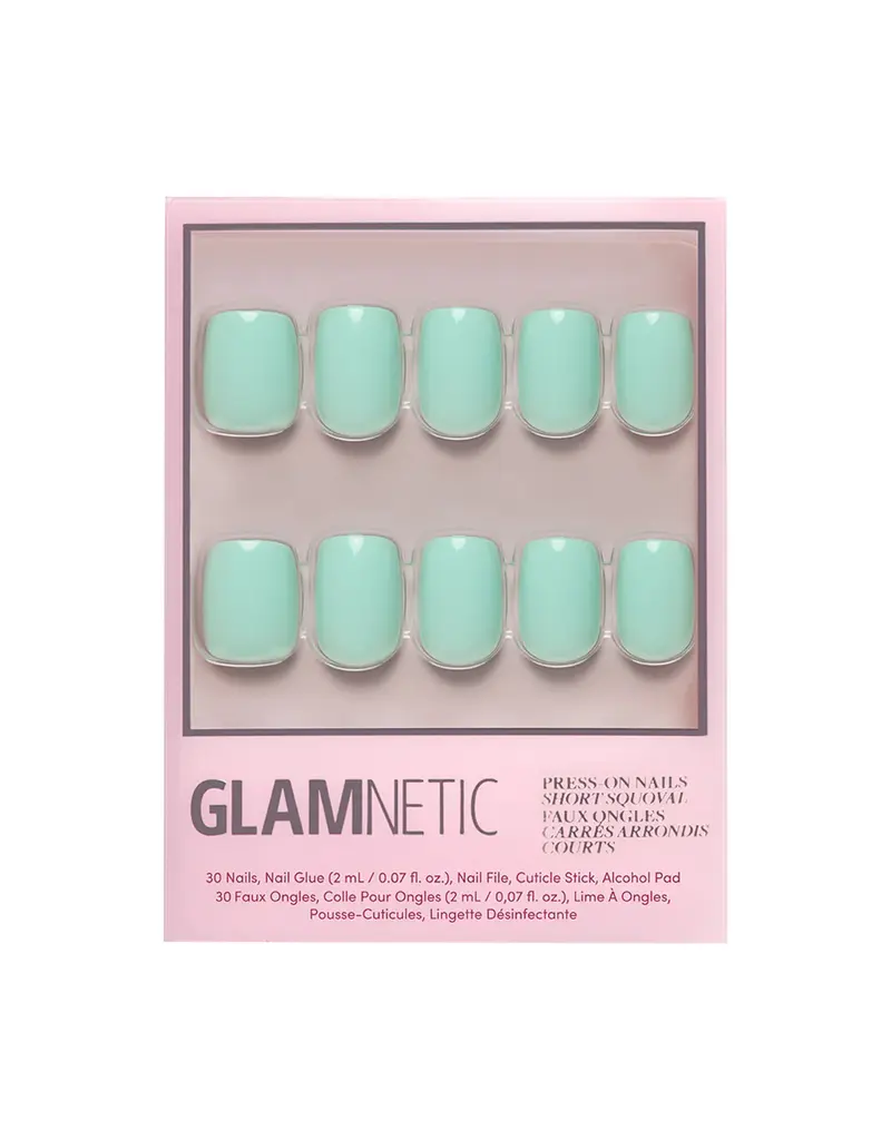 Glamnetic Soft Teal Press On Nails