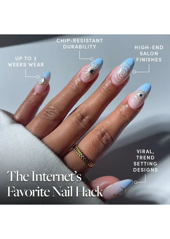 Glamnetic Spirited Sky Press On Nails