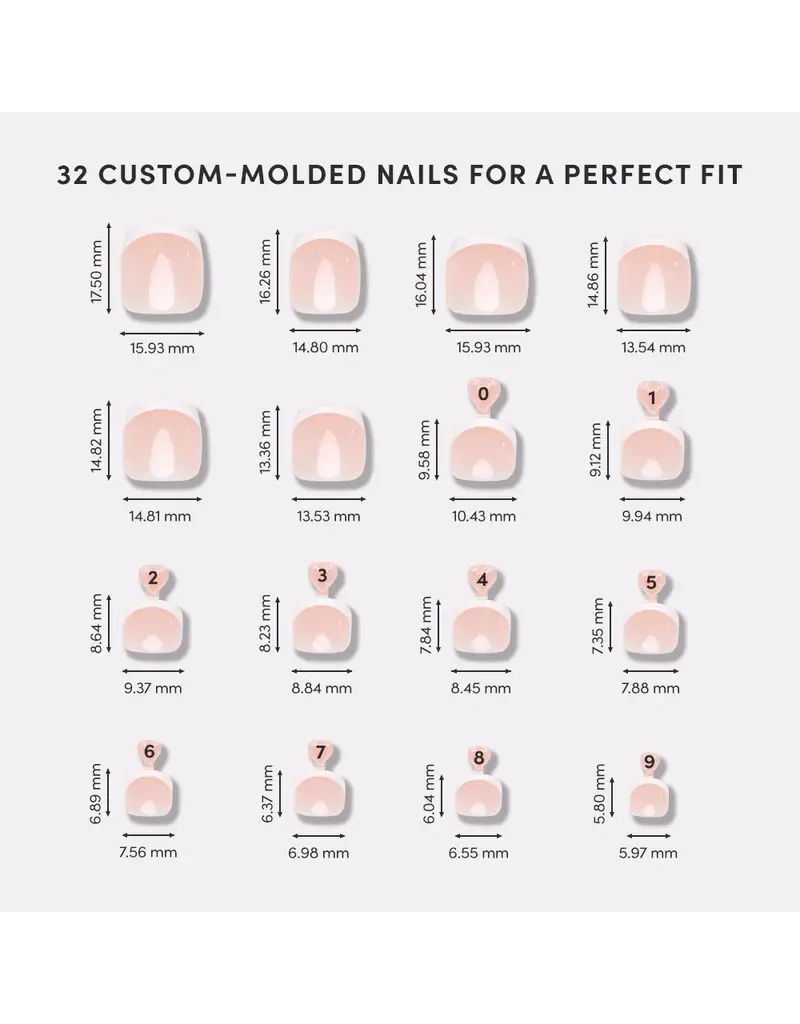 Glamnetic Ma Damn Toenail Press On Pedicure