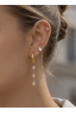 Flanerie Finley 18K Gold Non-Tarnish Earring Set