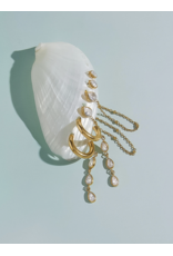 Flanerie Finley 18K Gold Non-Tarnish Earring Set