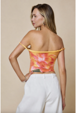 Tania Twist One Shoulder Mesh Top