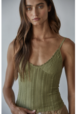 By Together Seamless Spandex Jacquard Pattern Top