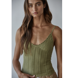By Together Seamless Spandex Jacquard Pattern Top