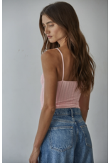 By Together Seamless Spandex Jacquard Pattern Top