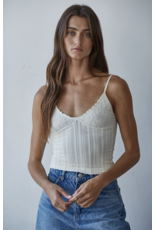 By Together Seamless Spandex Jacquard Pattern Top
