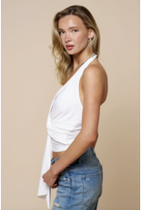 Juliana Plunging Halter Top