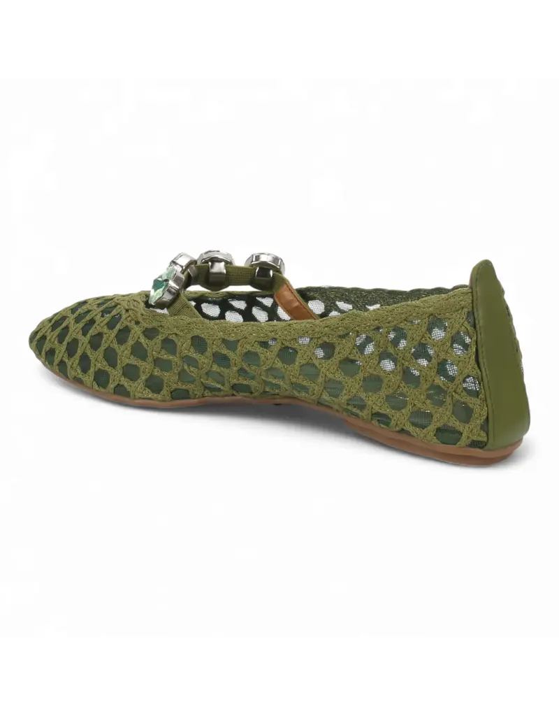 Love Rio Stones Mesh Ballet Flats