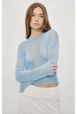 Pretty Garbage Ruth Pullover Sheer Sweater