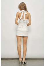 Pretty Garbage Iona Denim Halter Top