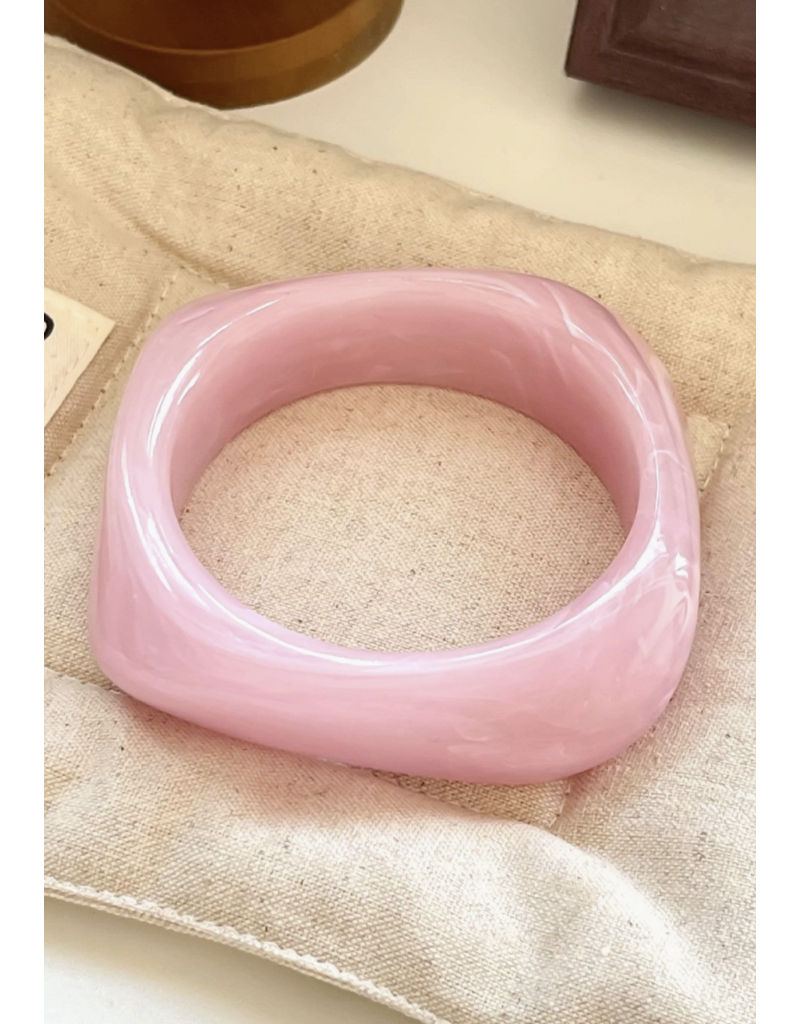 Acrylic Bangle Bracelet