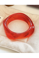 Acrylic Bangle Bracelet