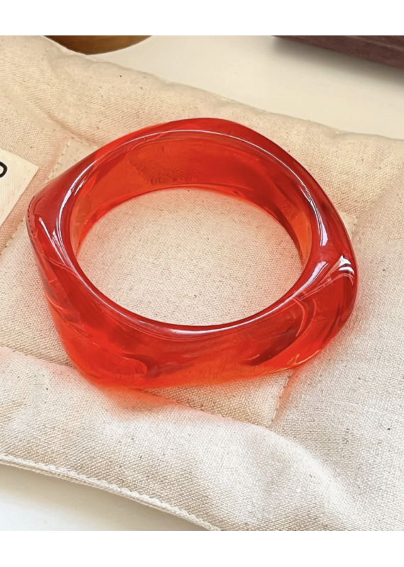 Acrylic Bangle Bracelet