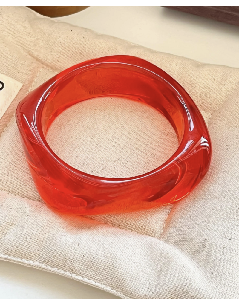 Acrylic Bangle Bracelet